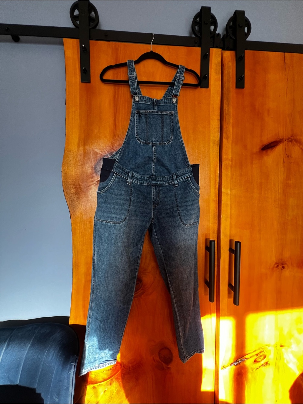 Classic Denim Overalls maternity - Blue